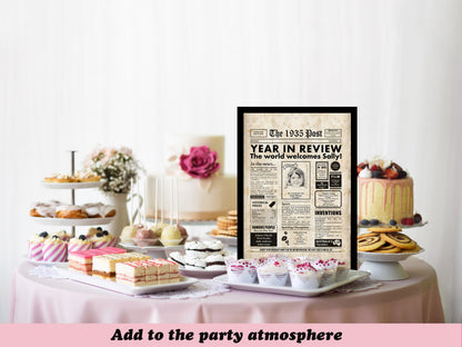 90th Birthday Digital Newspaper