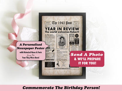 80th Birthday Digital Newspaper