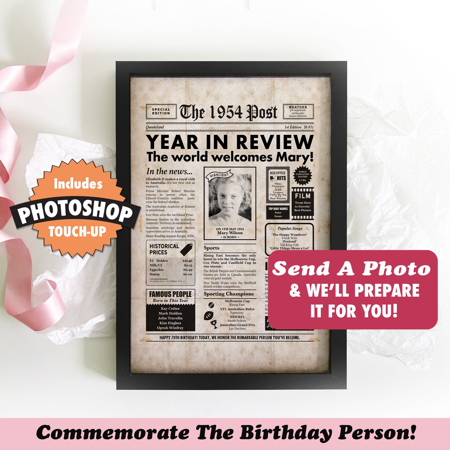 70th Birthday Digital Newspaper