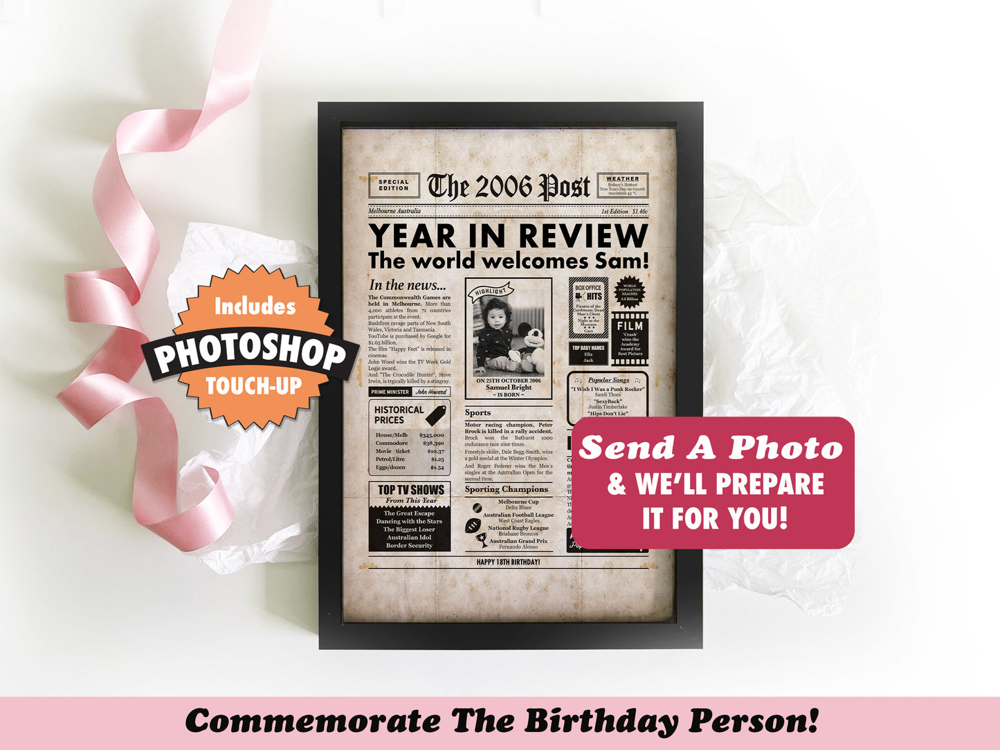 18th Birthday Digital Newspaper